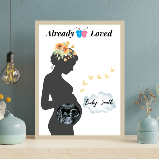 Personalized Ultrasound Frame (16×20″)